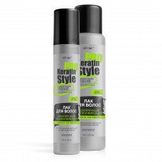 Keratin Pro Style. Laka matiem, ekstrastipra fiksācija (215 ml)			